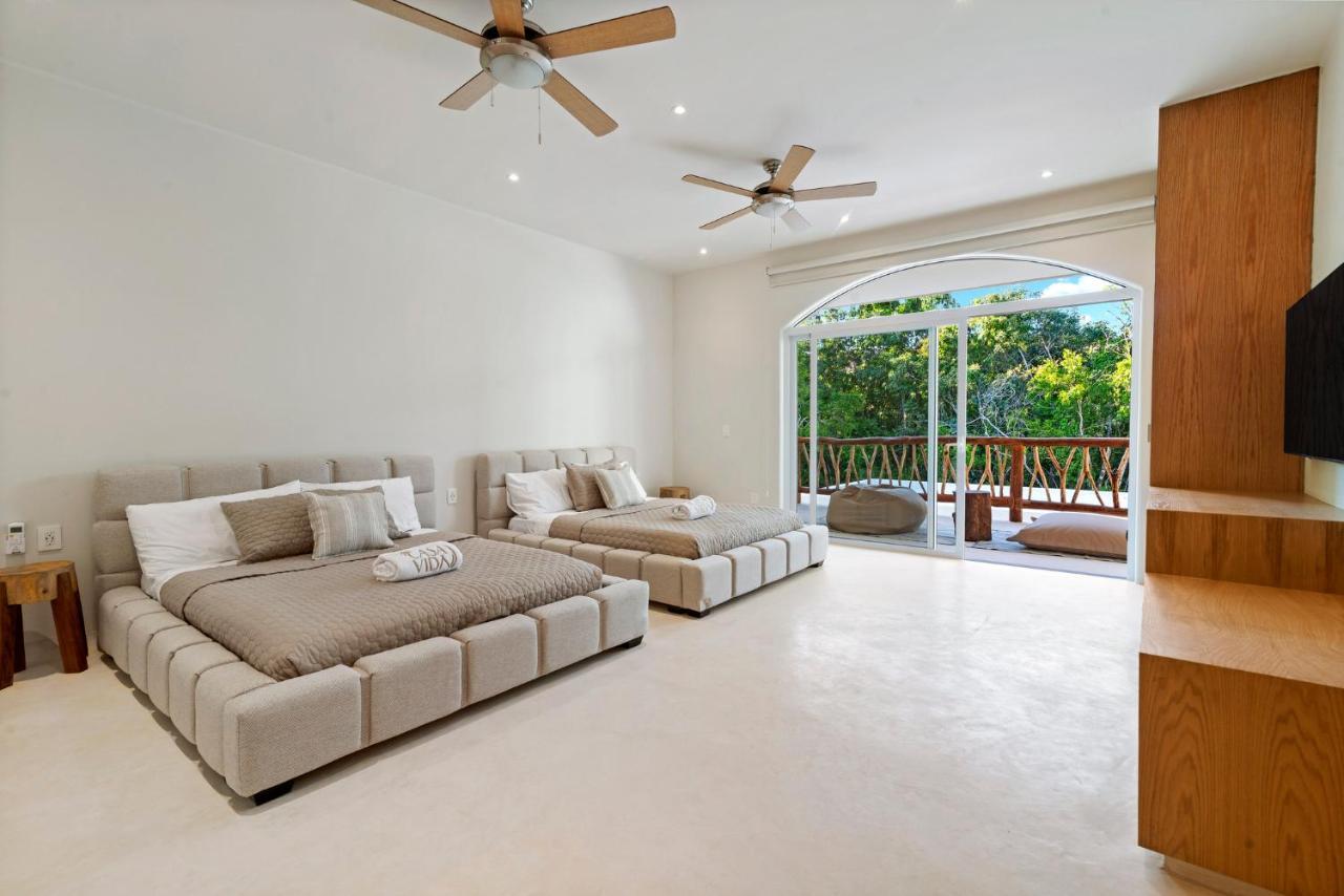 Casa Vida Luxury Villa 6Bd 7Br Sleeps Up To 19 In Aldea Zama Tulum Exteriör bild